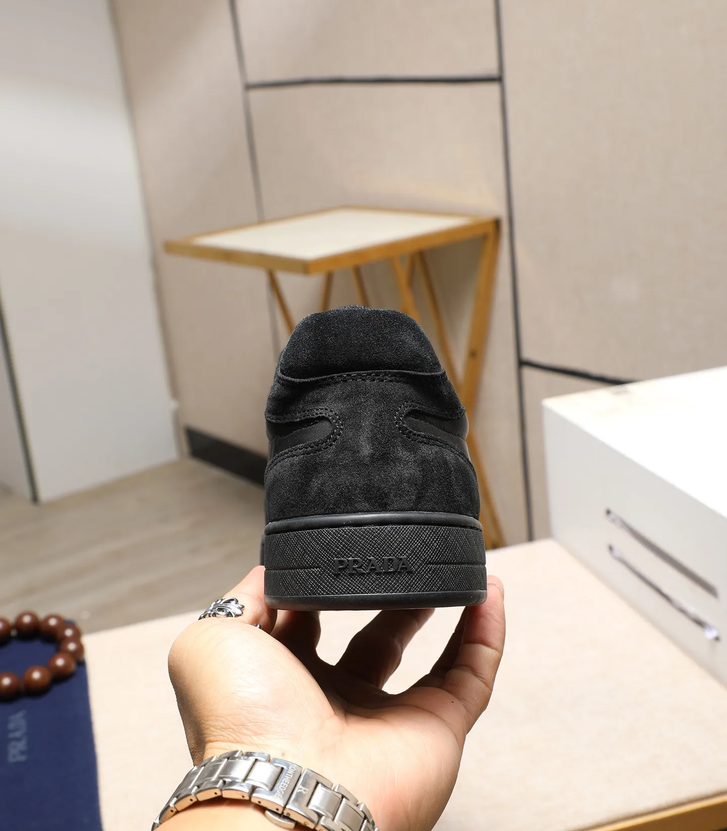 Men's men's shoes💰440🌹🌹[PRADA—Prada] latest model🙈original replica! 👟👟👟Available here. The workmanship is top-notch. The upper is made of Italian 🇮🇹Imported calfskin. ❗️Breathable genuine leather lining @Suitable for travel. The original version has an enlarged engraved sole, making it suitable for all kinds of travels, showing low-key luxury. Let quality speak for itself. Color: Size: 38-44